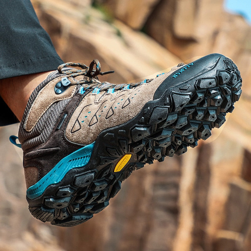 HUMTTO Waterproof Hiking Shoes Men&#39;s Outdoor Sneakers for Men 2021 Leather Women Winter Woman Climbing Trekking Sport Man Boots - bertofonsi
