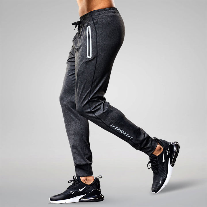 Men&#39;s Running Pants  Quick-Dry Thin Casual Trousers Sport Pants With Zipper Pockets  Sportswear Running  Jogging Sportpants - bertofonsi