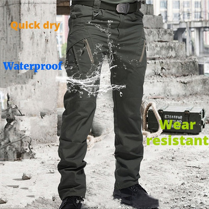 IX9 City Military Tactical Pants Men SWAT Combat Army Pants Casual Men Hiking Pants Outdoor Camping  Cargo Waterproof Pants - bertofonsi