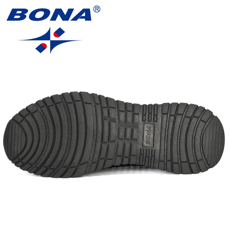 BONA New Designers Casual Shoes Men Comfortable Breathable Walking Sneakers Man Trendy Tenis masculino Zapatillas Hombre - bertofonsi