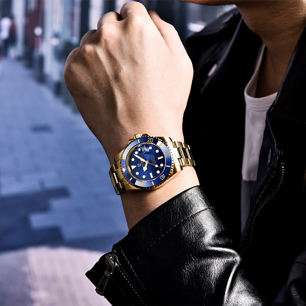 PAGANI DESIGN Top Brand New Stainless Steel Mechanical Watch Sapphire Glass Automatic Watch Luxury Waterproof Sports Men Watch - bertofonsi