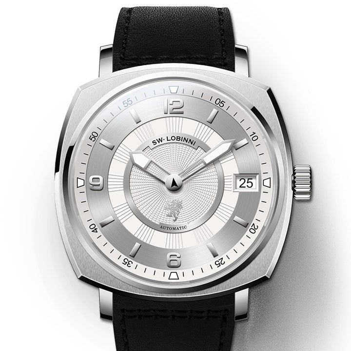 Lobinni Square watch Mechanical Limited Edition Seagull Men&#39;s Automatic часы механика мужские pagani Design relogio masculino - bertofonsi