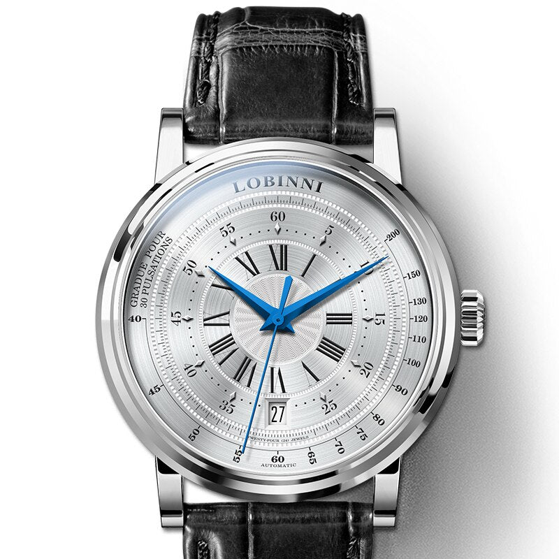 LOBINNI New Men Watches Top Luxury Brand Japan Import NH35A SII O Auto Mechanical MOVT Men's Clock Sapphire reloj hombre L1018 - bertofonsi
