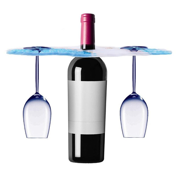 Wine Glass Holder Silicone Resin Mold Bottle Shelf Storage Glass Irregular Tray Epoxy Resin Mold Coaster DIY Home Decoration - bertofonsi