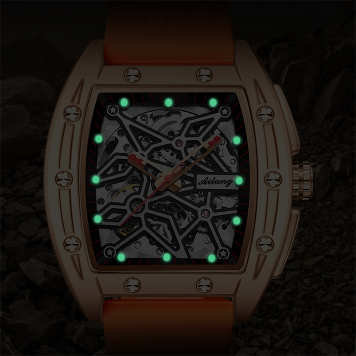 AILANG watch men&#39;s mechanical watch brand luxury automatic watch classic fashion men&#39;s waterproof watch 2021 new - bertofonsi