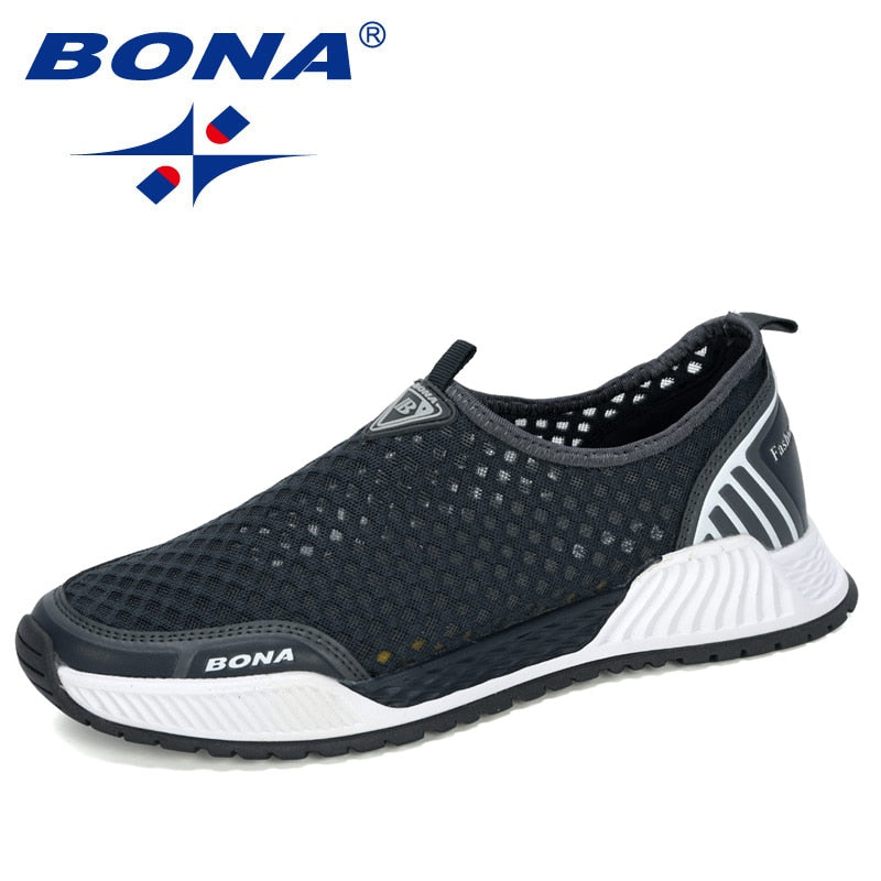 BONA New Designers Casual Shoes Men Comfortable Breathable Walking Sneakers Man Trendy Tenis masculino Zapatillas Hombre - bertofonsi