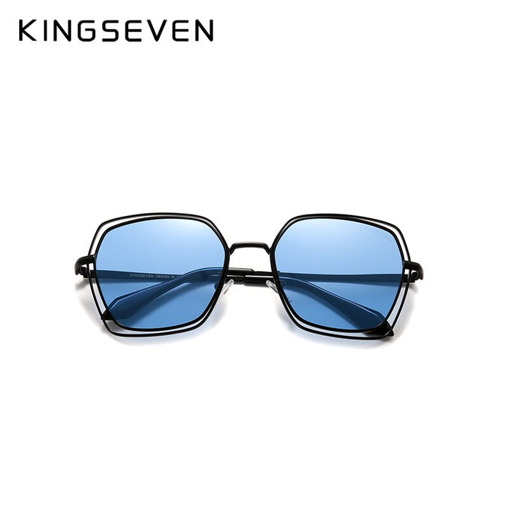 KINGSEVEN 2022 Elegant Series Women Polarized Sunglasses Double Frame Fashion Design Women Glasses Female Eyewear Zonnebril dame - bertofonsi