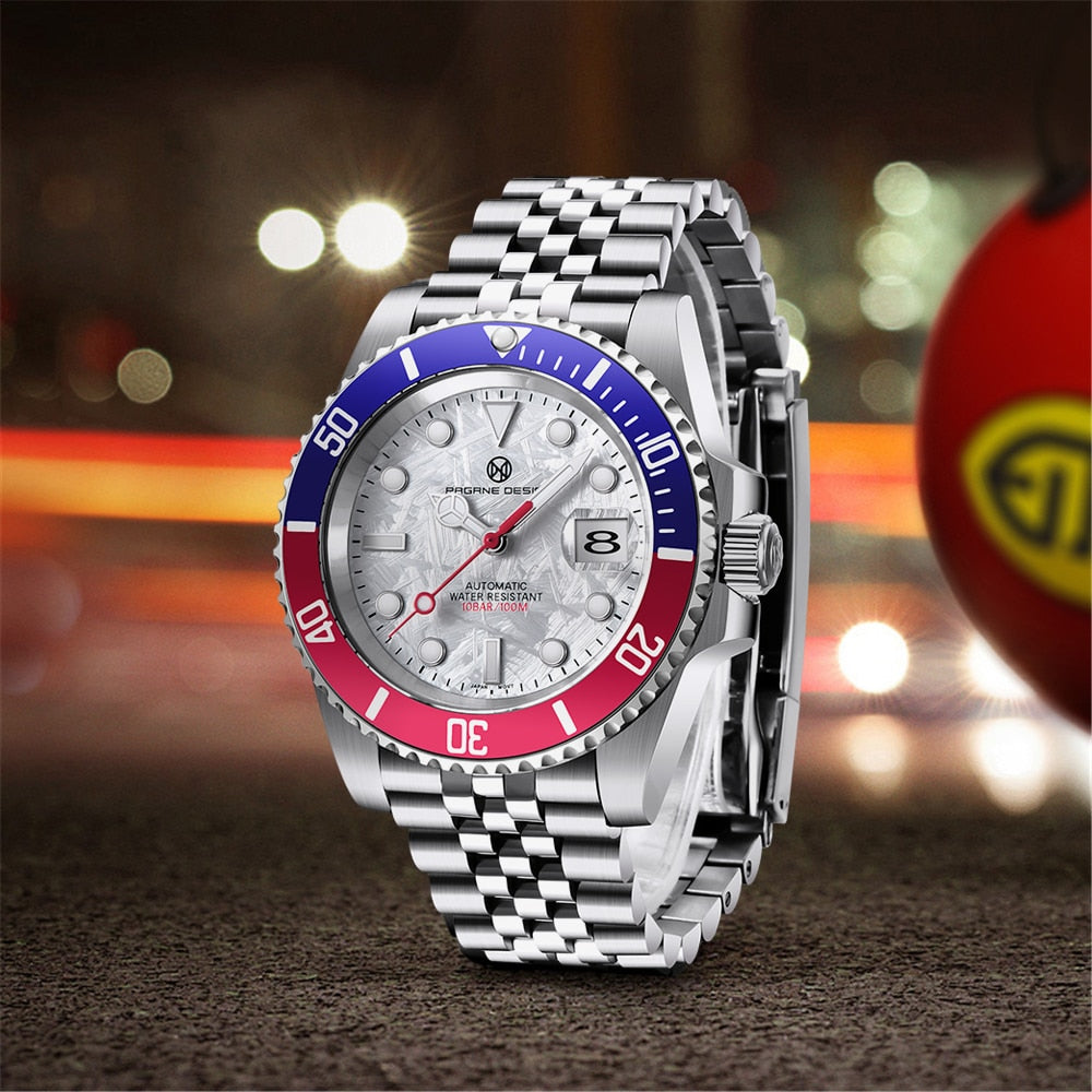 PAGRNE/PAGANI Design New Men&#39;s Automatic Mechanical Watch Luxury Sports Watch Men Waterproof Wristwatch Japan NH35 Reloj Hombre - bertofonsi