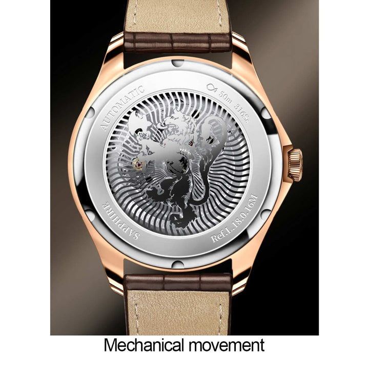 Lobinni Switzerland Luxury Brand men watch clock top seagull male mechanical watches fashion Relogio Masculino For Luminous - bertofonsi