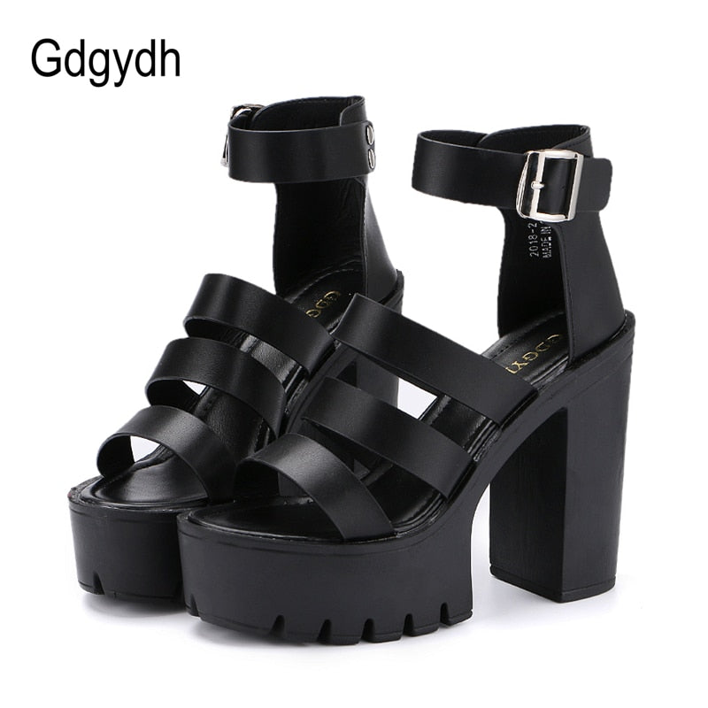 Gdgydh 2021 New Summer Shoes Women White Open Toe Button Belt Thick Heel Wedges Platform Shoes Fashionable Casual Sandals Female - bertofonsi