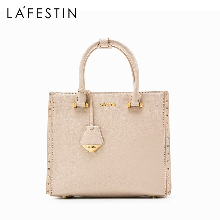 LA FESTIN Women Brand 2022 New Retro Luxury Designer Handbags One-shoulder Purse Ladies Leather Tote Bag Multiple Popular Colors - bertofonsi