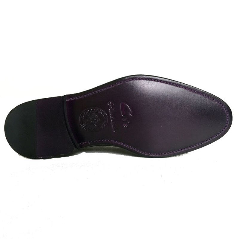 cie Round Toe 100% Genuine Leather Outsole Bespoke Goodyear Welted Custom Handmade Black  Tassels Slip-on Men's Shoe loafer 158 - bertofonsi