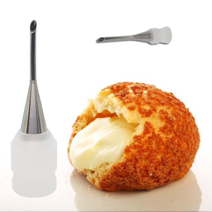 1/2/3PCS Puff Cake Tip Pastry Cream Butter Stainless Steel Nozzle Decor Baking Piping Tube DIY Kitchen Home - bertofonsi