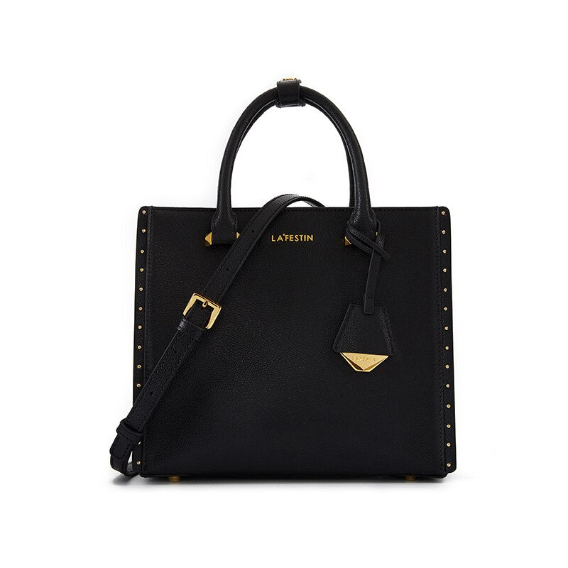 LA FESTIN Women Brand 2022 New Retro Luxury Designer Handbags One-shoulder Purse Ladies Leather Tote Bag Multiple Popular Colors - bertofonsi