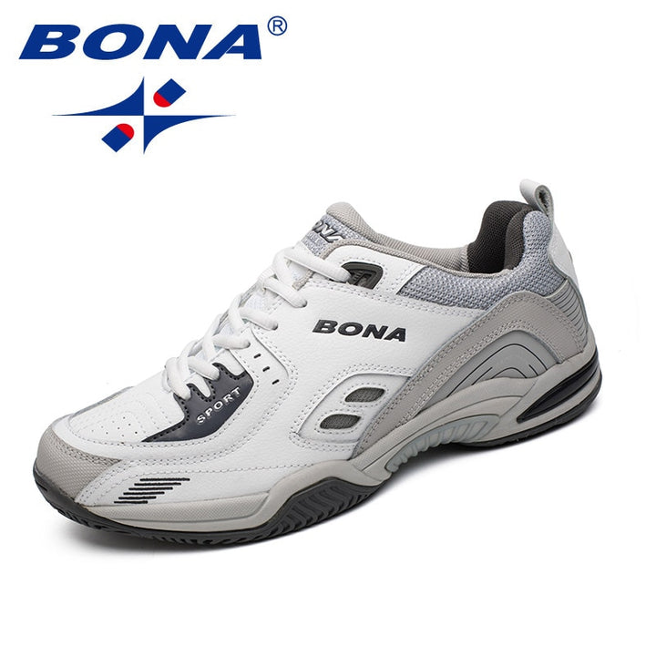 BONA New Popular Style Men Tennis Shoes Outdoor Jogging Sneakers Lace Up Men Athletic Shoes Comfortable Light Soft Free Shipping - bertofonsi