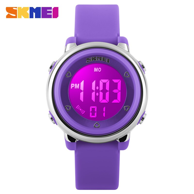 SKMEI Children LED Digital Watch Relogio Feminino Sports Watches Kids Cartoon Jelly Relojes Mujer 2017 Waterproof Wristwatches - bertofonsi