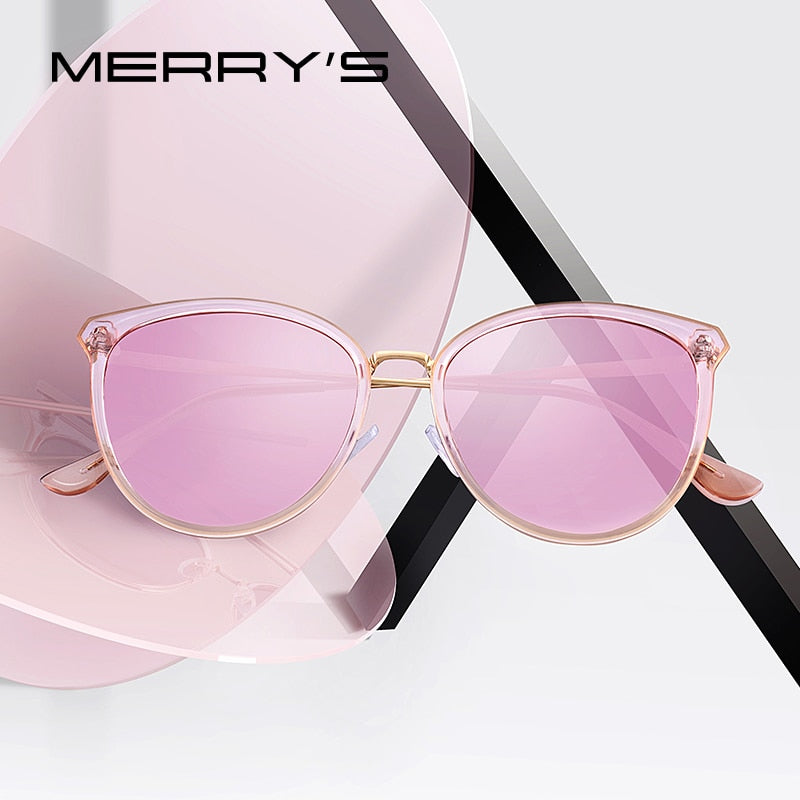 MERRYS DESIGN Women Fashion Cat Eye Polarized Sunglasses Ladies Luxury Brand Trending Sun glasses UV400 Protection S6305 - bertofonsi