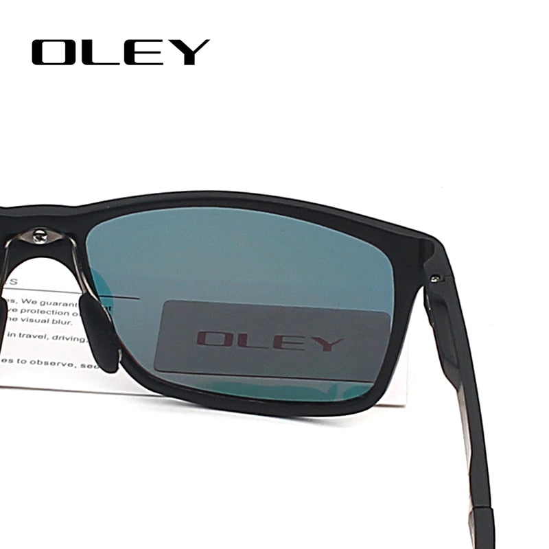 OLEY Men Polarized Sunglasses Aluminum Magnesium Sun Glasses Driving Glasses Rectangle For Men/Wome Oculos masculino Male - bertofonsi