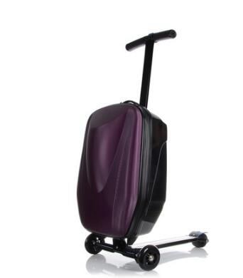 Skateboard Rolling Luggage 20 Inch Travel Luggage Case Scooter Case Cabin Luggage suitcase micro  scooter suitcase on wheels - bertofonsi