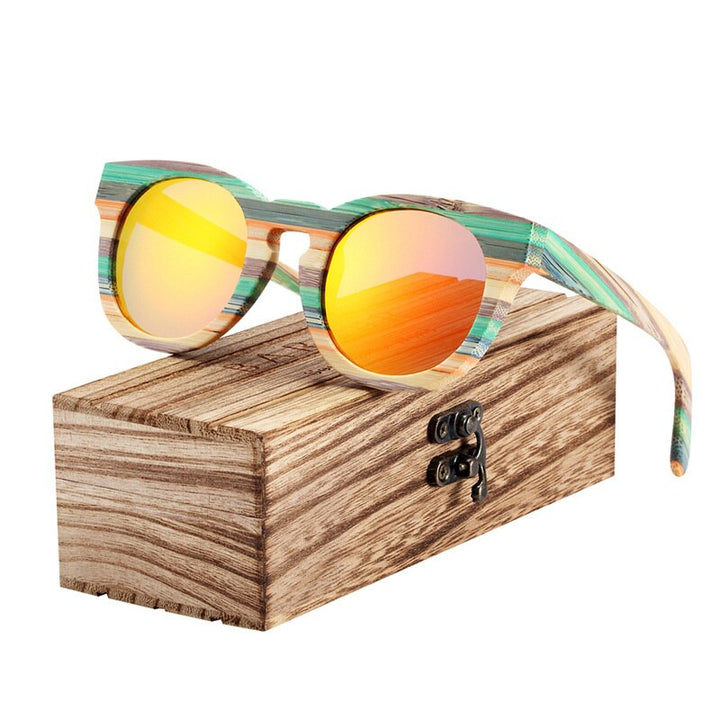 BARCUR Original Round Sunglasses Polarized Gradient Sun glasses Round Sports Eyewear lunette de soleil homme - bertofonsi