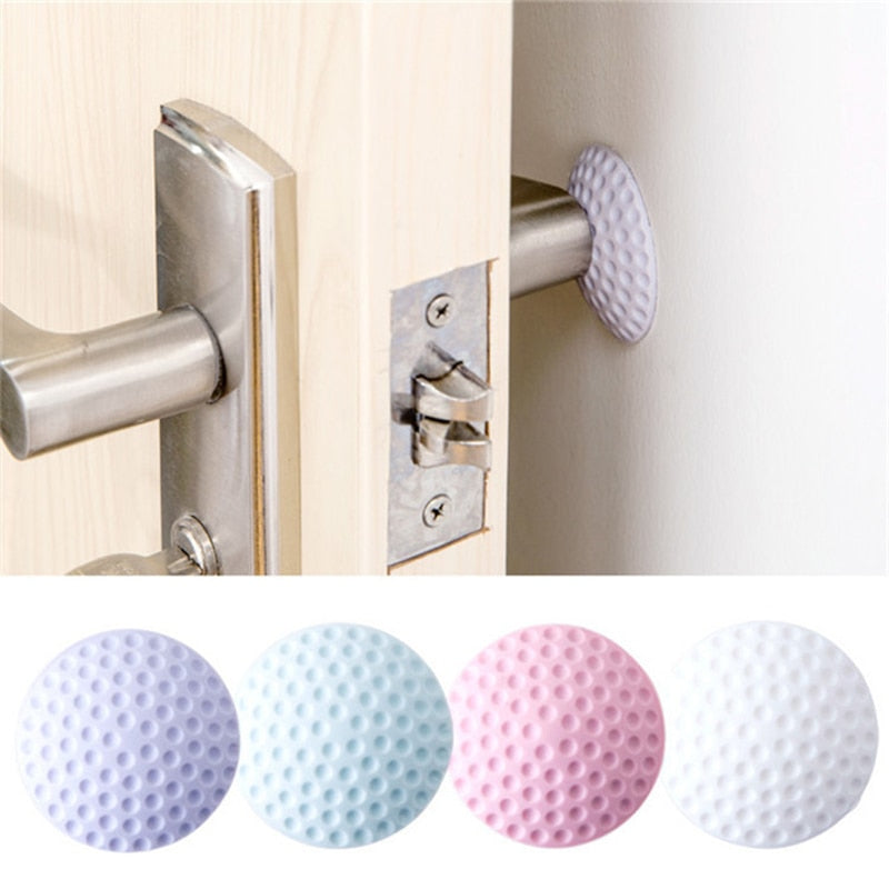 Soft Baby Anti-collision Cushion Baby Safety Shock Absorbers Security Card Door Stopper 4 Pcs/Lot Child Cabinet Locks Protection - bertofonsi