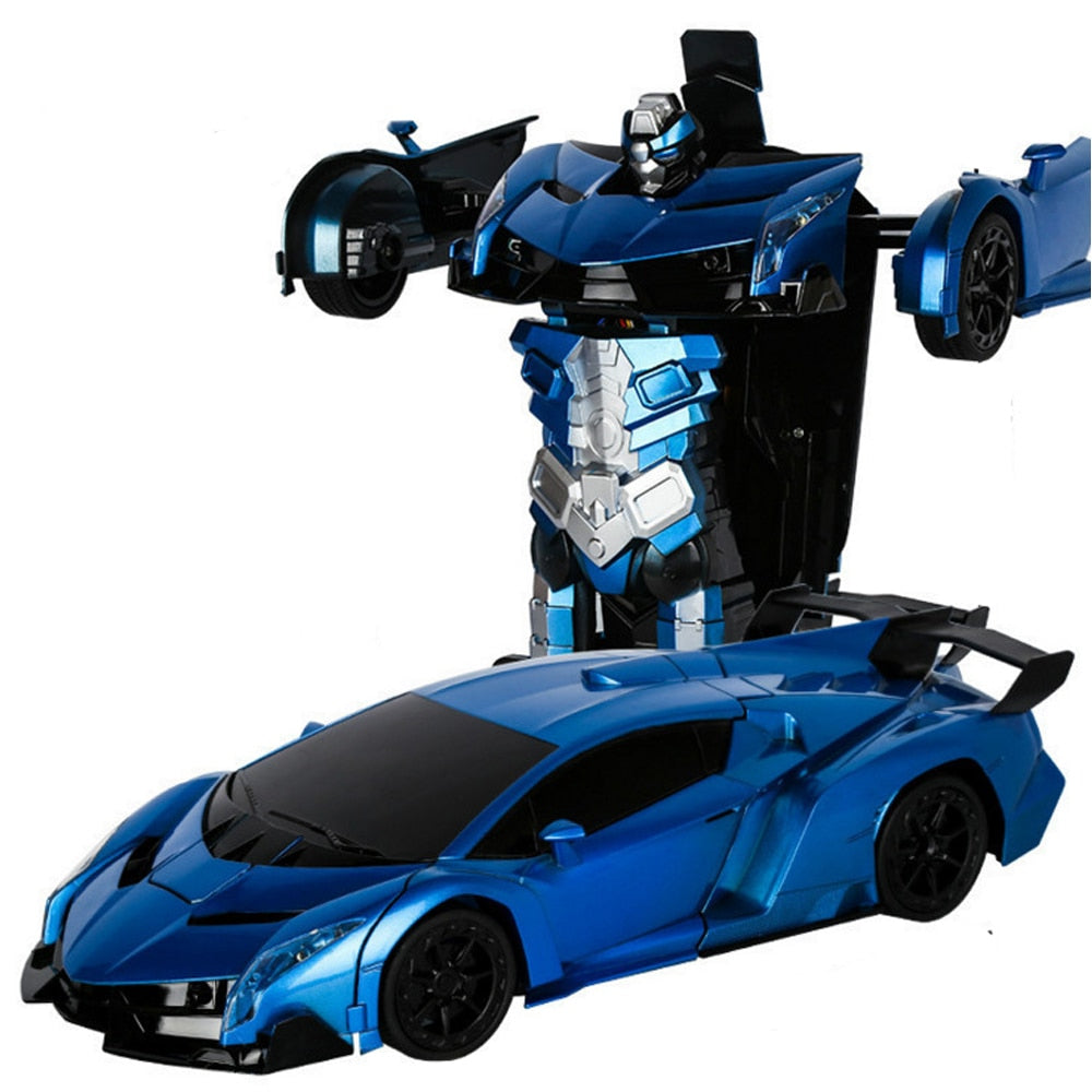 1 RC Car Transformation Robots Sports Vehicle Model  Drift Car  Toys Cool Deformation Car Kids Toys  Gifts For Boys - bertofonsi
