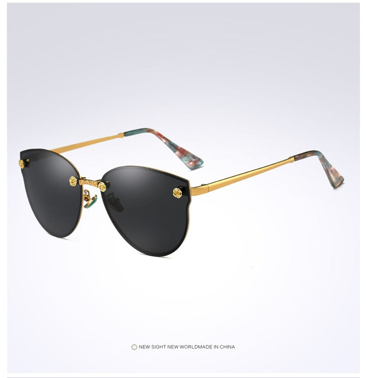 EZREAL Fashion Brand Designer Women Polarized Sunglasses Classic Brand Designer Shades Metal Frame Luxury Sunglasses 382 - bertofonsi