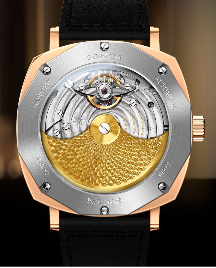 Lobinni Square watch Mechanical Limited Edition Seagull Men&#39;s Automatic часы механика мужские pagani Design relogio masculino - bertofonsi