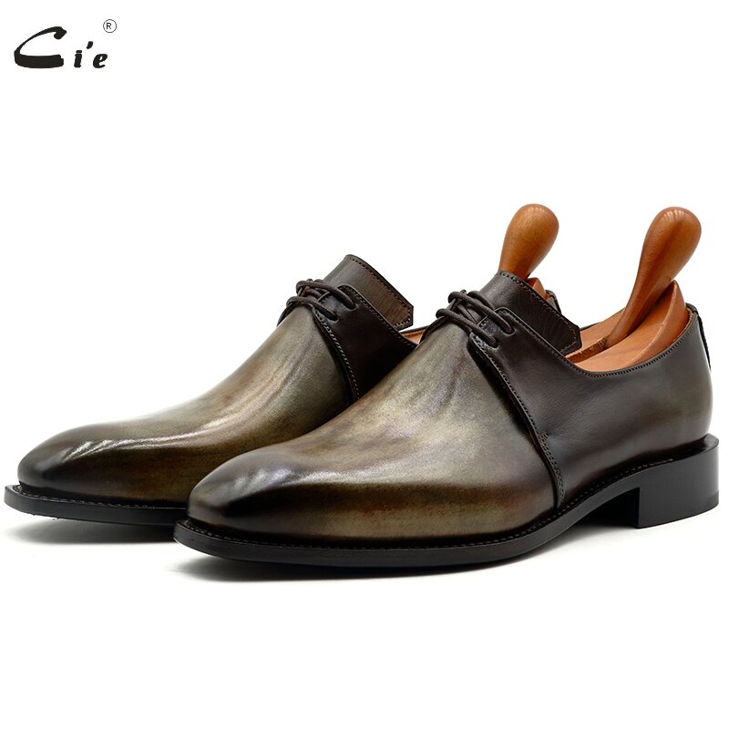 cie derby shoes men with leather sole dress shoes goodyear welted men office shoes men formal shoes leather elegant classic D255 - bertofonsi