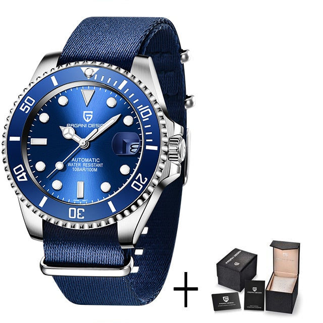 PAGANI DESIGN New Men Mechanical Wristwatch Luxury Ceramic Bezel Automatic Watch Sapphire Glass Watch for Men Relogio Masculino - bertofonsi