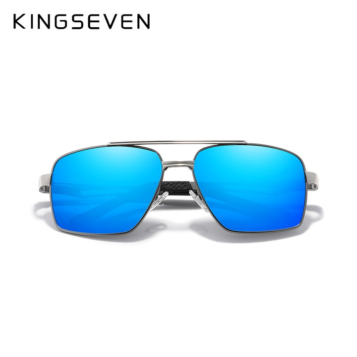 KINGSEVEN 2021 Brand Men's Aluminum Sunglasses Polarized Men Mirror Male Sun Glasses Sports Eyewear Driving Oculos de sol N7755 - bertofonsi