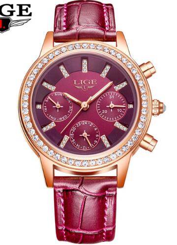 LIGE 2020 New Gold Watch Women Watches Ladies Creative Steel Women&#39;s Bracelet Watches Female Waterproof Clock Relogio Feminino - bertofonsi