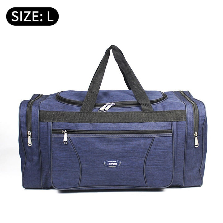 Women Men Oxford Travel Duffel Bag Carry on Luggage Bag Men Tote Large Capacity Weekender Gym Sport Holdall Overnight Bag XA189K - bertofonsi