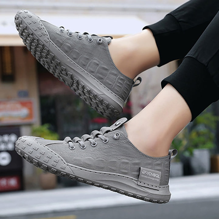 Men Casual Shoes Sneakers Fashion Leather Driving Shoes Moccasins Summer Men&#39;s Shoes Outdoor Walking Footwear красовки мужчины - bertofonsi