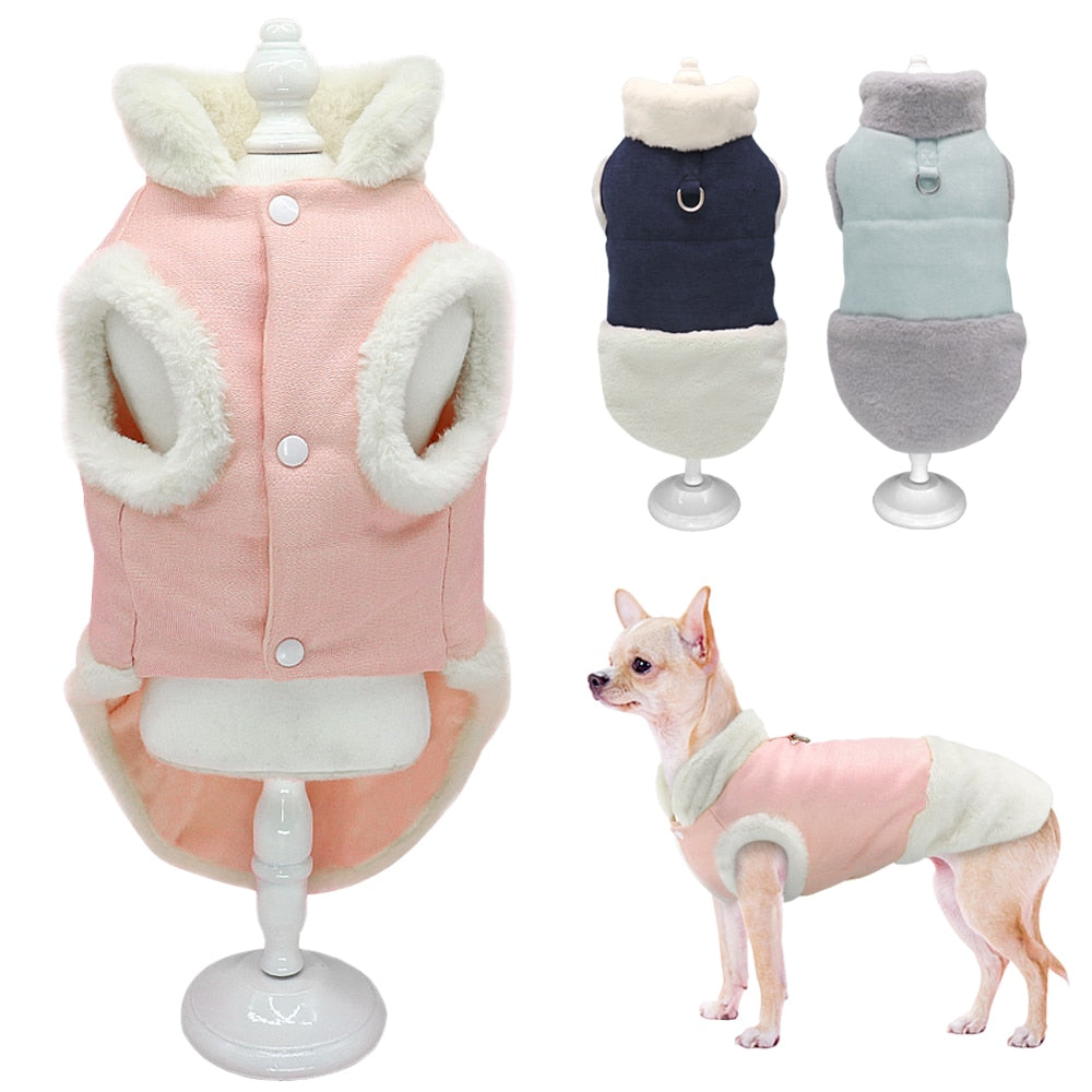Winter Warm Dog Pet Coat Clothes For Small Dogs Puppy Vest Pet Clothing For Chihuahua French Bulldog Dog Coat Jacket Mascotas - bertofonsi