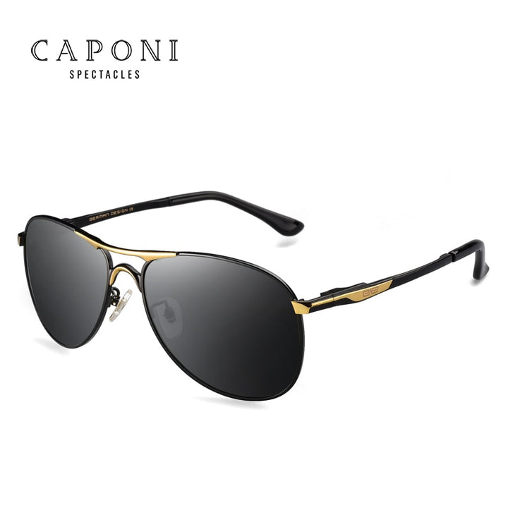 CAPONI Driving Photochromic High Quality Sunglasses Polarized Classic Brand Sun Glasses for Men oculos de sol masculino BS8722 - bertofonsi