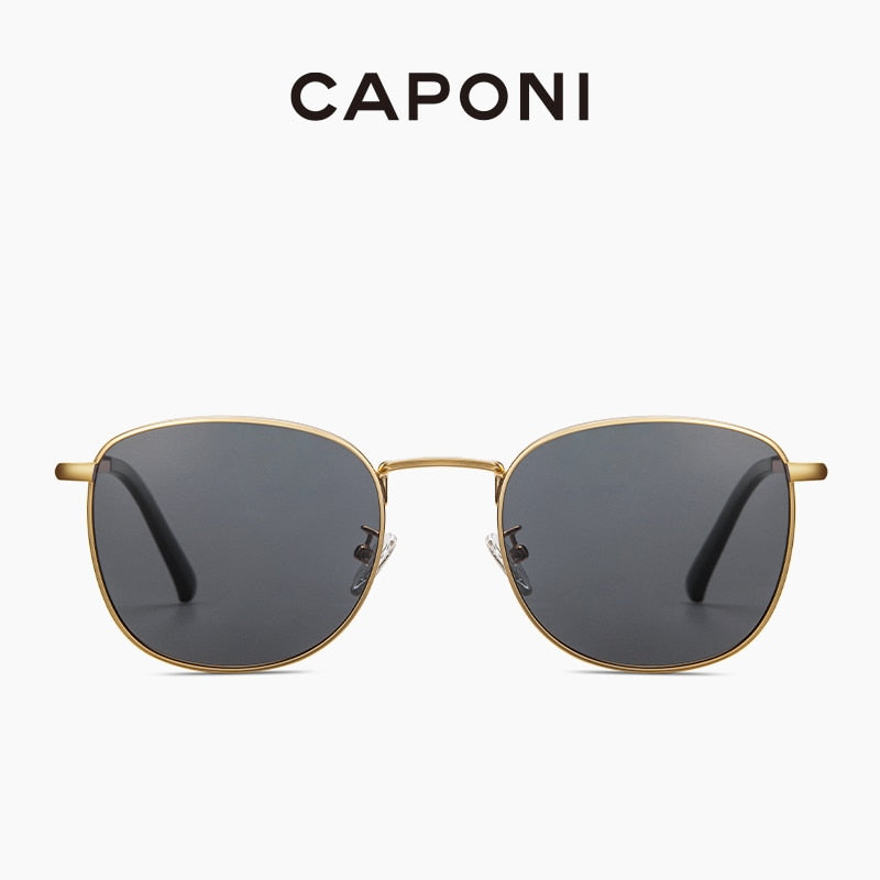 CAPONI Classic Sunglasses Women Designer Square Sun Glasses For Women Fashion Polarized UV400 Standard Protect Eyewear 1872 - bertofonsi