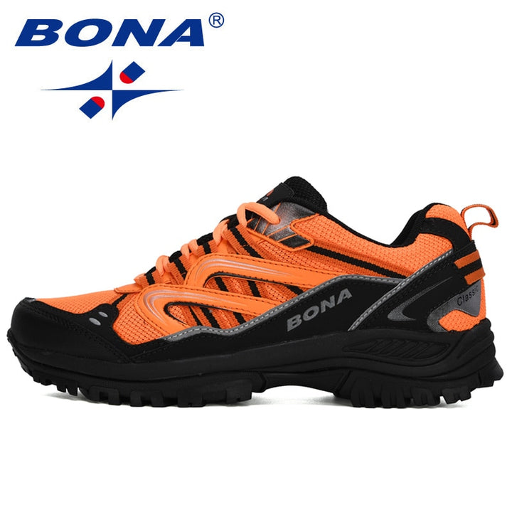 BONA New Designers Popular Sneakers Hiking Shoes Men Outdoor Trekking Shoes Man Tourism Camping Sports Hunting Shoes Trendy - bertofonsi