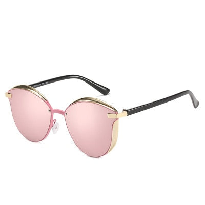 Women Polarized Metal Frame Sunglasses Sunshade Luxury Cat Eye Ladies Vintage Female Sun Glasses Oculos Gafas - bertofonsi