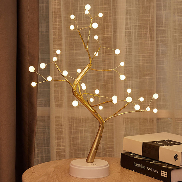 108led 36led 20led Festive Decoration Night Light Copper Wire Orchid Tree Branch Lamp for New Year Birthday Gifts Bedroom Decor - bertofonsi