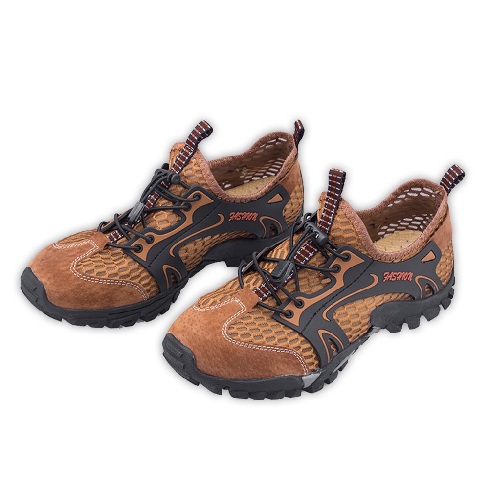 JACKSHIBO Breathable Water Shoes For Men Climbing Hiking Upstream Shoes Men Outdoor Beach Swimming Shoes Barefoot Sneakers - bertofonsi