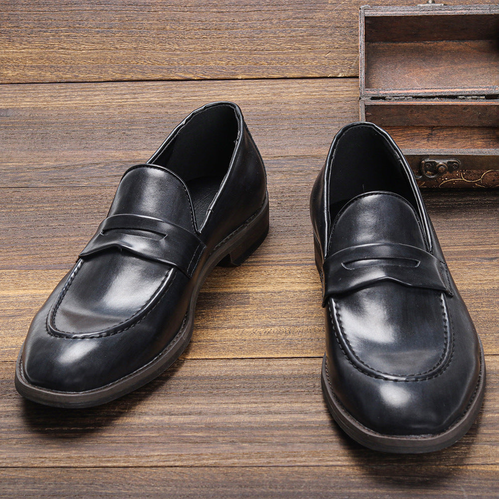 Men's Large Size Casual Leather Shoes - bertofonsi