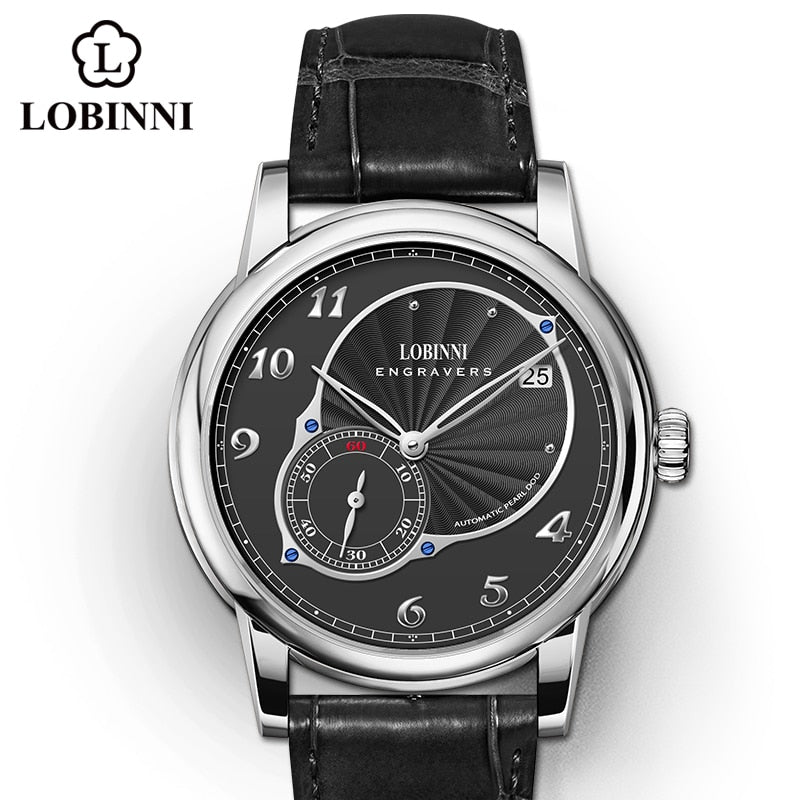 LOBINNI 2022 New Dress Men&#39;s Automatic Watch Mirco Rotor Movement 40mm Dial Sapphire Crystal  Luxury Mechanical Wristwatches - bertofonsi