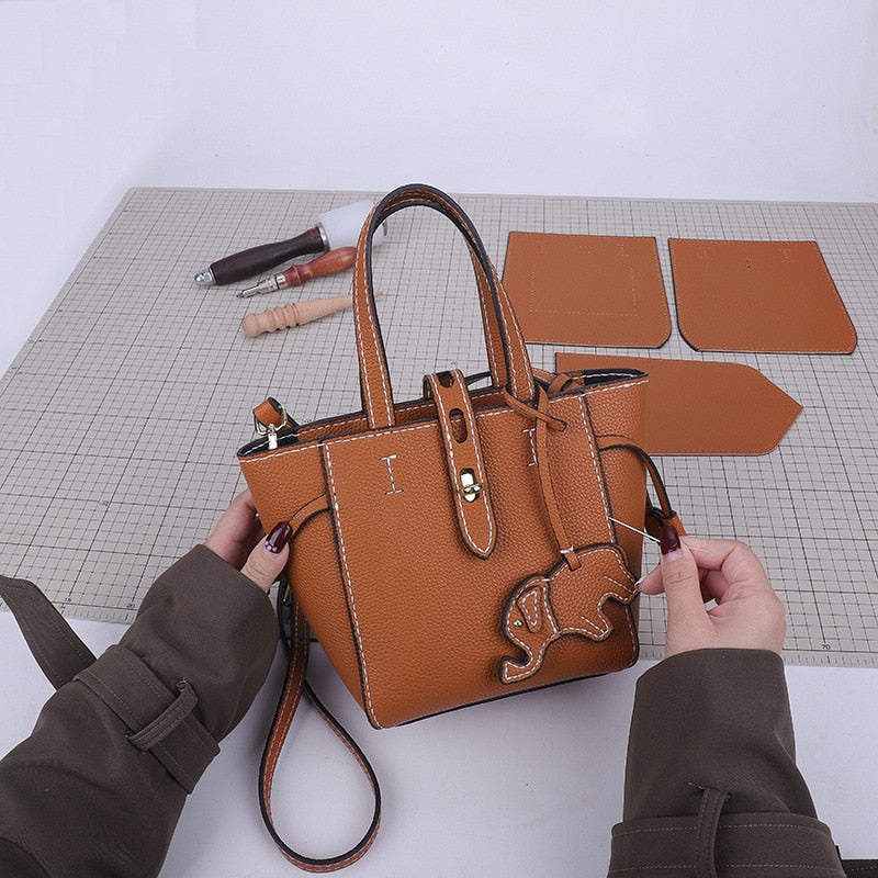 DIY Handmade Bag Set HandBag Shloulder Straps Luxury Bag Handles For Hand Stitching Shoulder Bags Accessories for Women's Bag - bertofonsi
