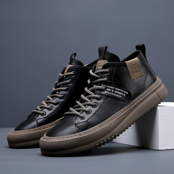 1 Leather Men Sneakers - bertofonsi