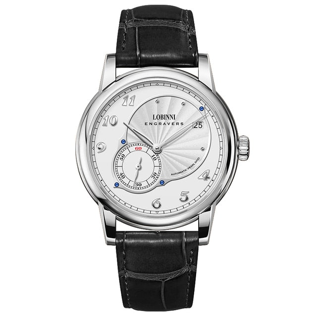 Switzerland LOBINNI Luxury Brand Micro-Rotor Automatic Mechanical Men's Watches Sapphire 50M Waterproof Ultra-thin Clock L1999 - bertofonsi