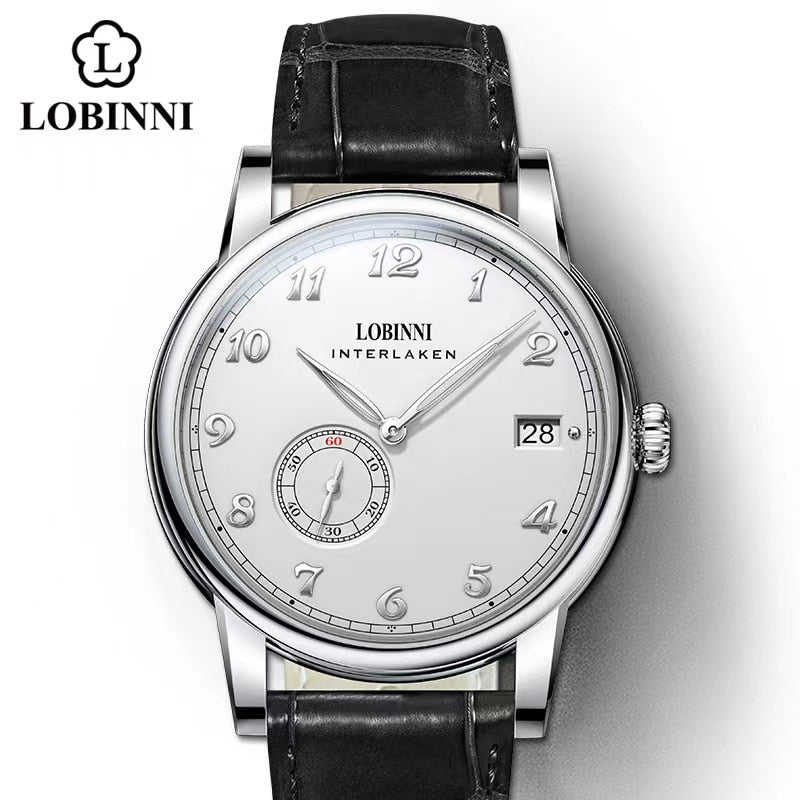 Lobinni Hangzhou 5000A Micro-Rotor Movement Men Automatic Watches Menchical Male Ultra-Thin Mens Wristwatch Business 1888 - bertofonsi