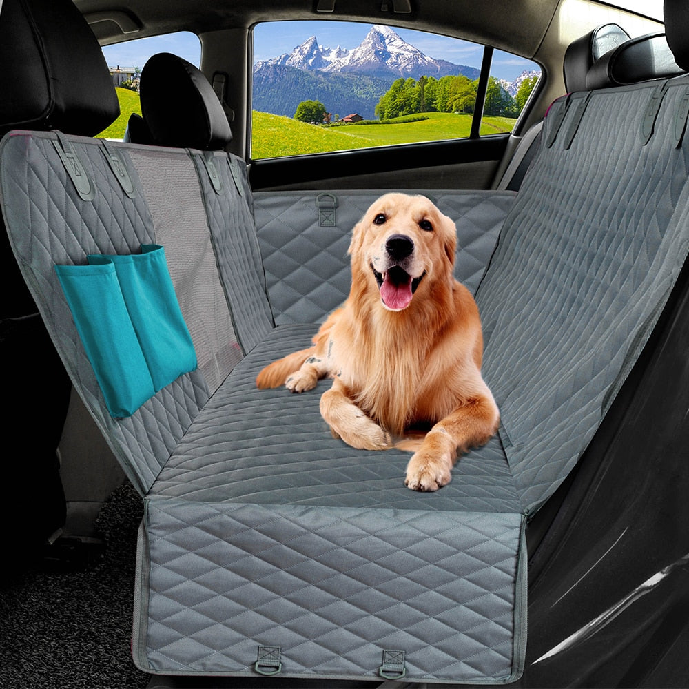 PETRAVEL Dog Car Seat Cover Waterproof Pet Travel Dog Carrier Hammock Car Rear Back Seat Protector Mat Safety Carrier For Dogs - bertofonsi