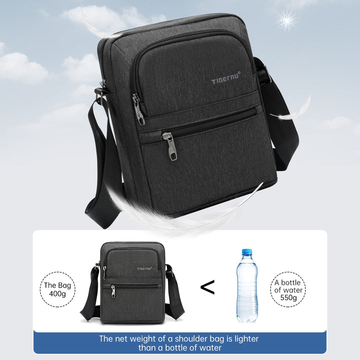 Lifetime Warranty High Quality Men's Messenger Bag Mini Business Shoulder Bag Male Casual Crossbody Bag College Travel Sling Bag - bertofonsi