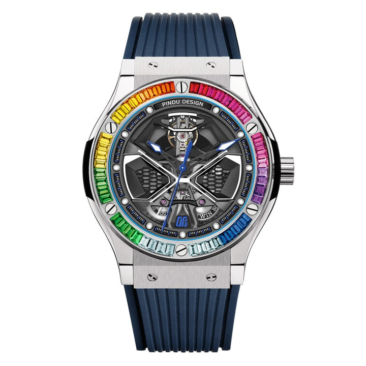 PINDU Design Mens Watches Top Brand Luxury Fashion Business Automatic Watch Men&#39;s Waterproof Mechanical Watch Montre Homme - bertofonsi